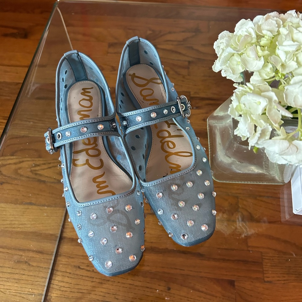 Sam Edelman Michaela Mary Jane Rhinestone Flats